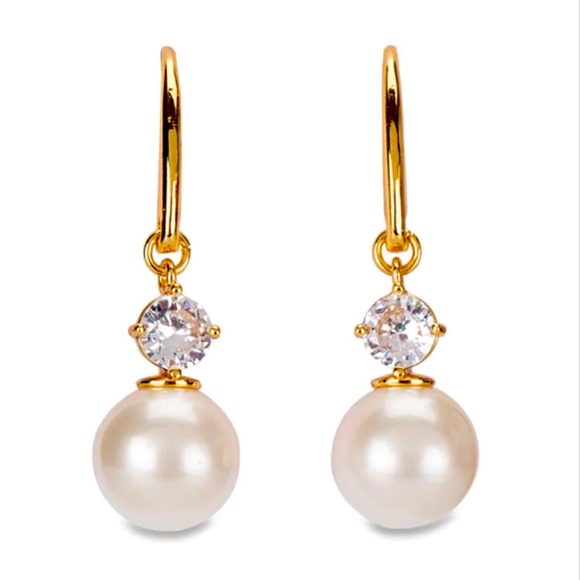 kate spade Jewelry - New Kate Spade PEARLS OF WISDOM DROP EARRING